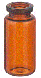 tubing 10ml amber serum vial