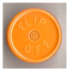 Light Orange West FLIP OFF VIAL SEAL