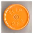 Light Orange West FLIP OFF VIAL SEAL