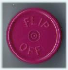 West 20mm flip off Burgundy Violet vial seals