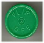 Green West Flip Off Vial Seal