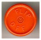 Orange Peel West Flip Off Vial Seal