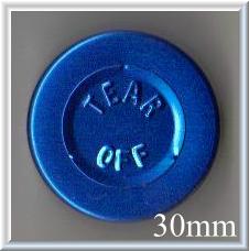 30mm center tear off vial seal