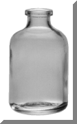 molded usp glass serum vial