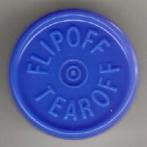 West Pharmaceutical Flip Off Tear Off Vial Seal Blue