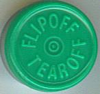 West Pharmaceutical Flip Off Tear Off Vial Seal Green